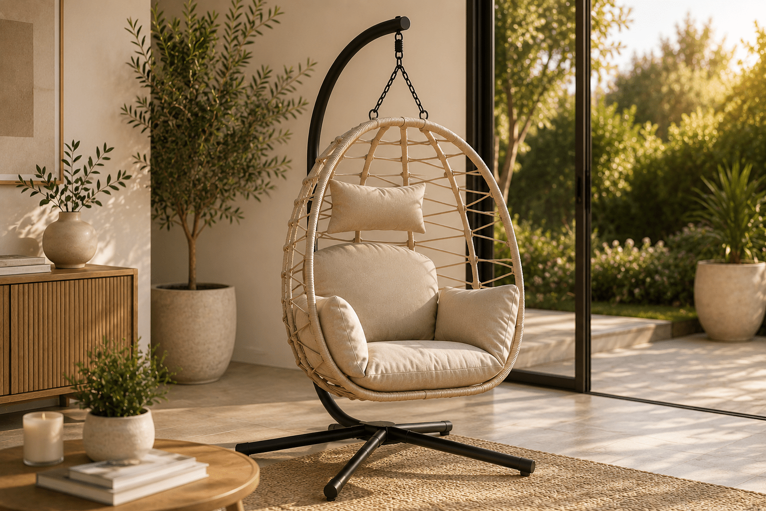 Fauteuil Suspendu Premium avec support Hamalya - Hamalya